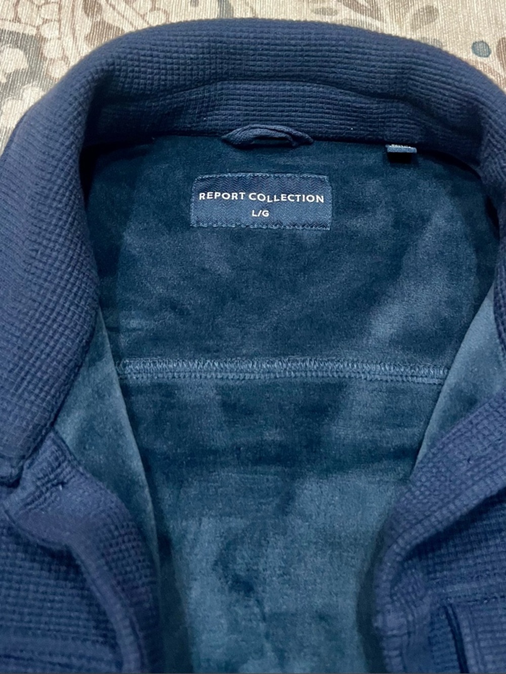 Report Collection Navy Shacket / Jacket Size Large - Picture 3 of 10